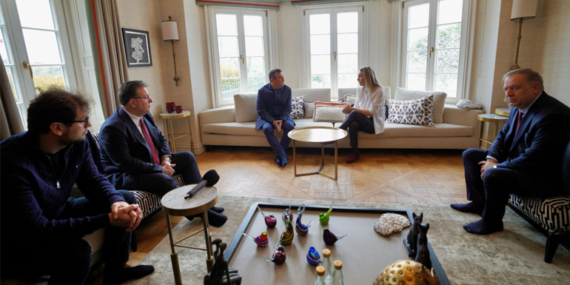 Özgür Özel’den İmamoğlu ailesine ziyaret