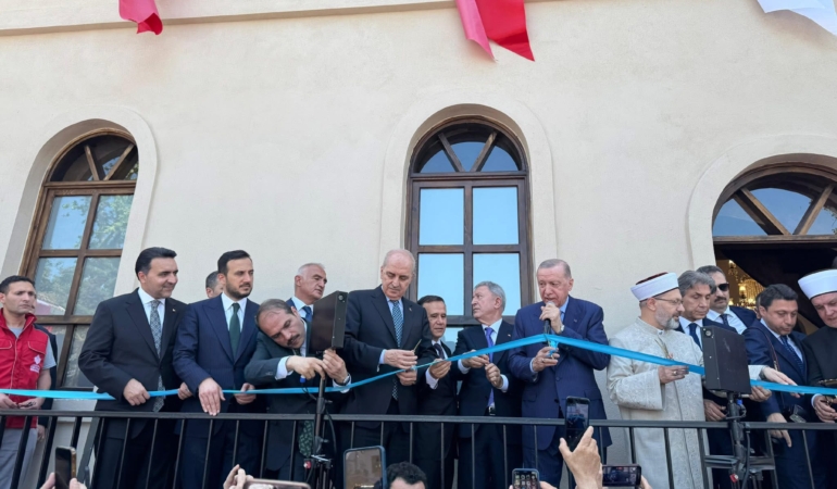 Cumhurbaşkanı Erdoğan, Gümrükçü İshak Ağa Camii’ni açtı