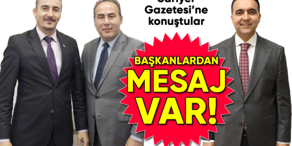 AK Parti ve CHP Sarıyer İlçe Başkanları’ndan önemli açıklamalar!