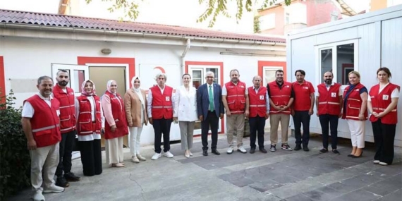 Türk Kızılay Genel Merkezi’nden Sarıyer’e ziyaret