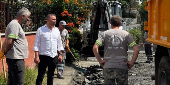 Sarıyer Belediyesi’nden Kocataş’a asfalt seferberliği