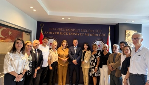 Sarıyer Kent Konseyi’nden Şinasi Yüzbaşıoğlu’na ziyaret