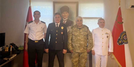 Emniyet Müdürü Yüzbaşıoğlu’na ziyaret