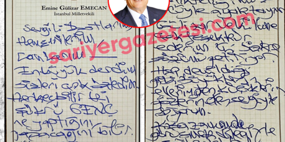 Şükrü Genç’ten mektup var! Sağlık sorunları el yazısına yansıdı!