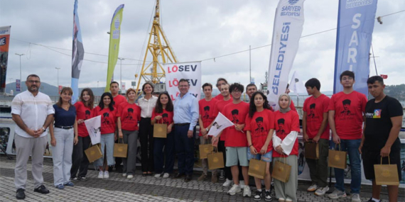 Sarıyer’de “LÖSEV Gençleriyle Umuda Kürek” programı