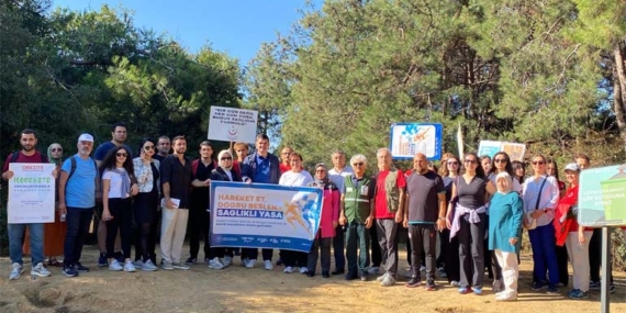 Sarıyer’de sağlıklı yaşama farkındalık yürüyüşü