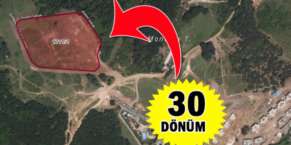 Uskumruköy’de icradan 553 milyon liraya satılık arazi!