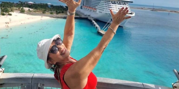 Safiye Doğanay’ın Cruise keyfi