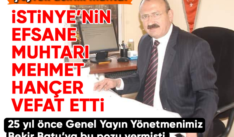 mehmet_hancer_vefat
