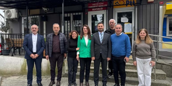 Kağıthane Belediye Başkanı Mevlüt Öztekin’den Muhtar Elif Kılıç’a ziyaret
