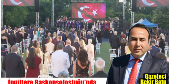 İngiliz Başkonsolosluğu’nda okunan İstiklal Marşımız ve dalgalanan Türk Bayrağımız