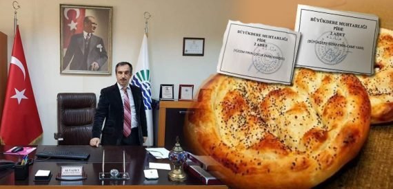 Büyükdere Muhtarlığı’ndan Ramazan pidesi