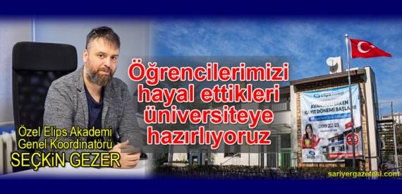 Öğrencilerimizi hayal ettikleri üniversiteye hazırlıyoruz